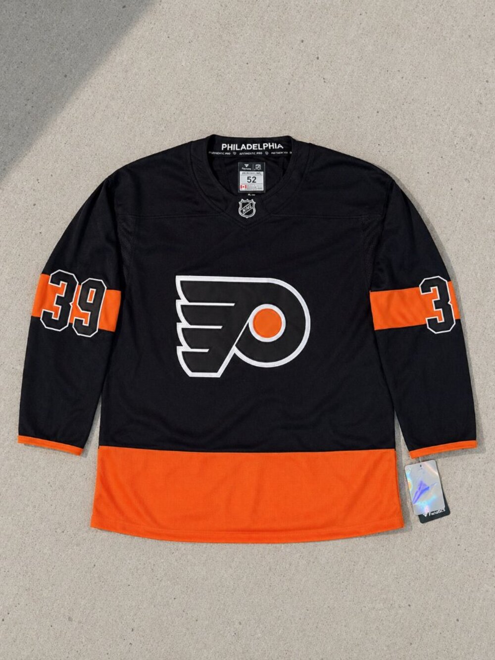 Fanatics NHL Philadelphia Flyers Matvei Michkov #39 Jersey - NWT Size XXL Black